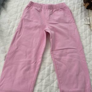Hot pink sweatpants